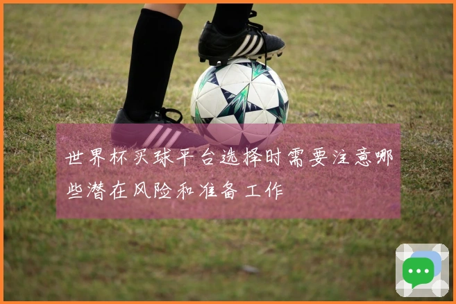 世界杯买球平台选择时需要注意哪些潜在风险和准备工作